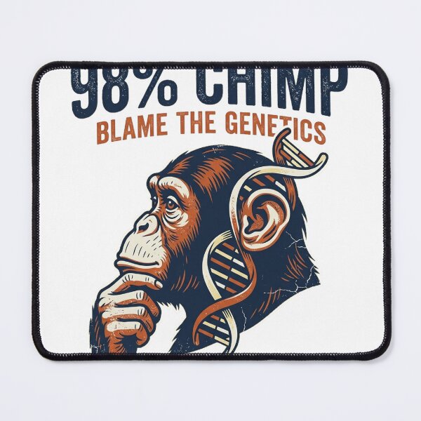 Item preview, 98% Chimp - Funny Science Evolution Theory designed and sold by mulliere.