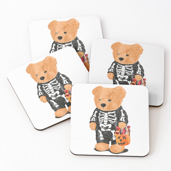 Item preview, Cute Teddy Bear Skeleton Costume Halloween Trick Or Treat T-Shirt designed and sold by TheMAQ.