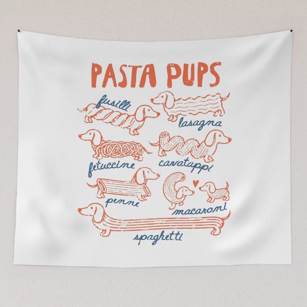 Item preview, Pasta Pups - Dachshund - Pasta Pups Dachshund -  Funny Dachshund Spaghetti - Wiener Dog Italian Food designed and sold by ColinPadeRE.