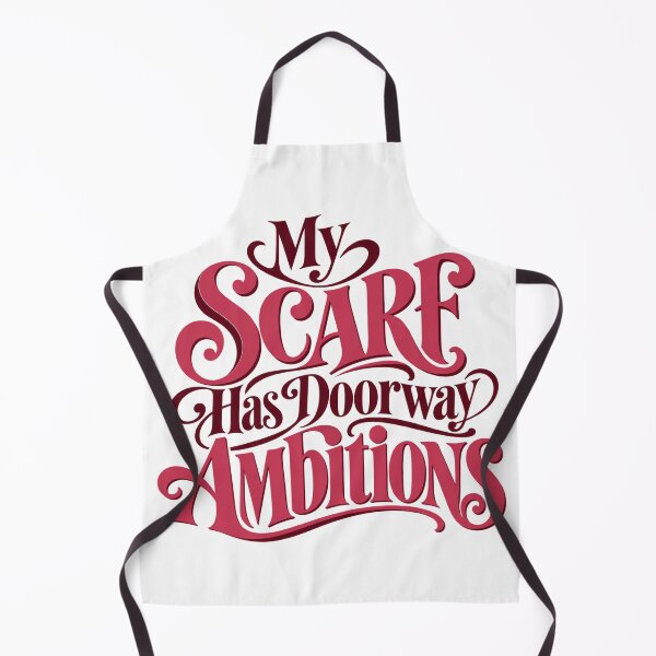 Item preview, Scarf Doorway Ambitions Rose Lettering Design designed and sold by Bikivuno.