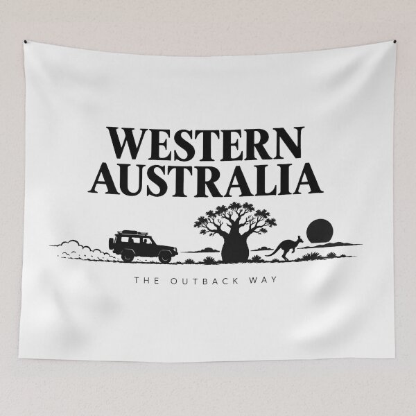 Item preview, Western Australia Outback 4x4 Boab Tree Kangaroo Design designed and sold by Yellowriversss.