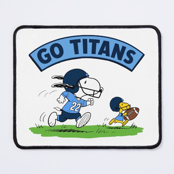 Item preview, Snoopy & Woodstock Tennessee Titans Football Retro F577 designed and sold by GLUVY-THEME.