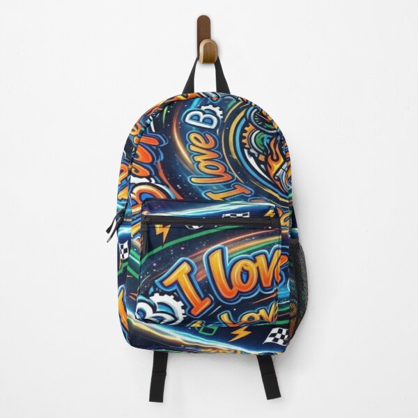 Item preview, I Love Speed Neon Racing Typography designed and sold by RetroRayz.