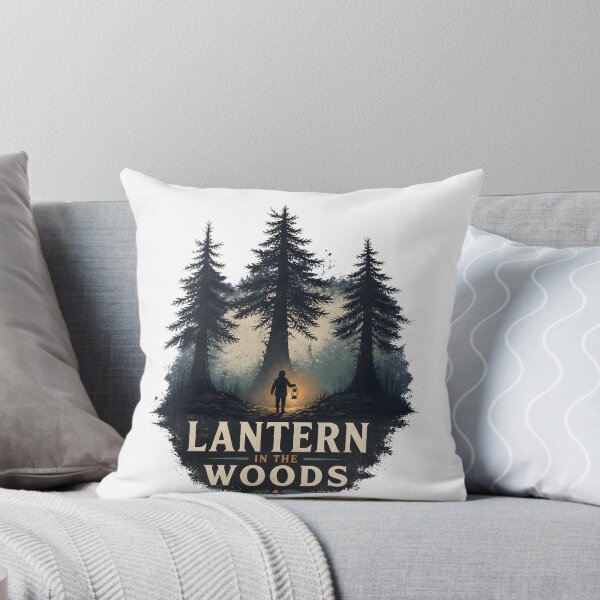 Item preview, Lantern in the Woods – Lantern Bearer Silhouette designed and sold by BernoNickel.