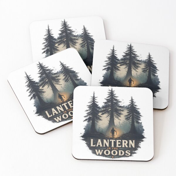 Item preview, Lantern in the Woods – Lantern Bearer Silhouette designed and sold by BernoNickel.