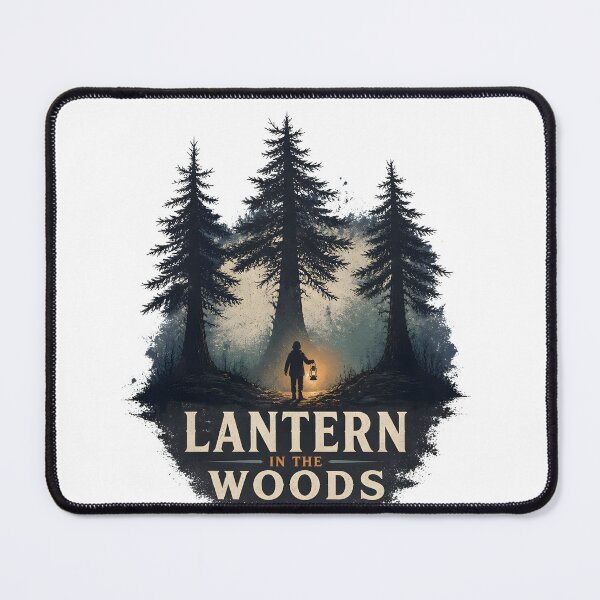 Item preview, Lantern in the Woods – Lantern Bearer Silhouette designed and sold by BernoNickel.