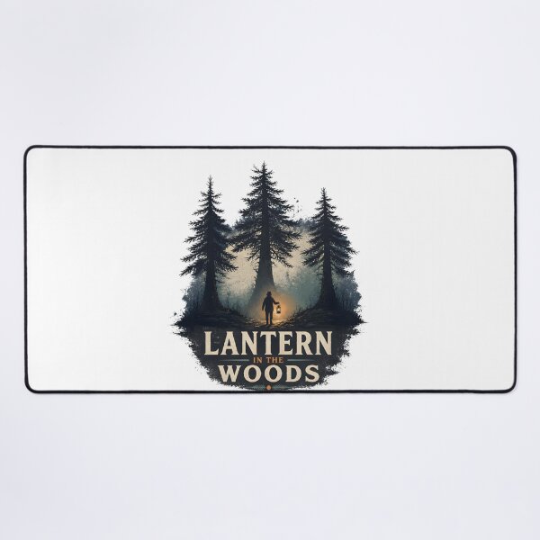 Item preview, Lantern in the Woods – Lantern Bearer Silhouette designed and sold by BernoNickel.