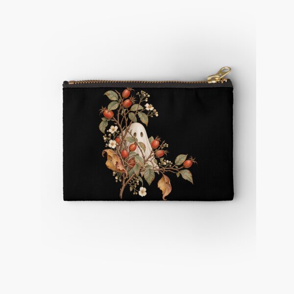 Item preview, Rosehip Hideaway Ghost Botanical Halloween Tee designed and sold by PhylonBoxx.