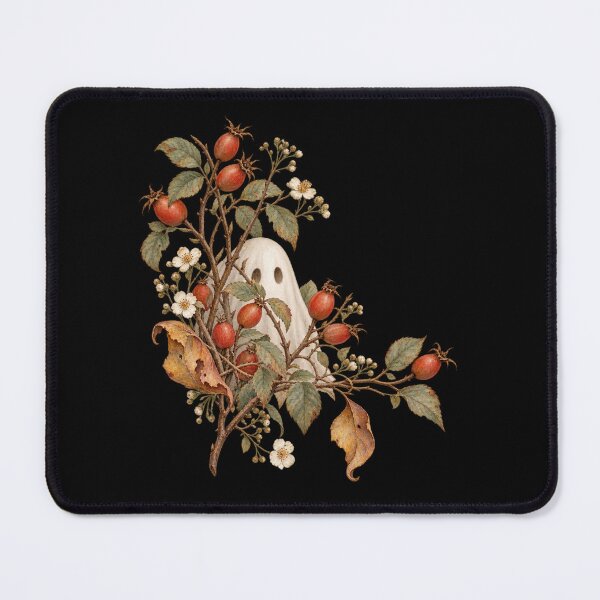 Item preview, Rosehip Hideaway Ghost Botanical Halloween Tee designed and sold by PhylonBoxx.