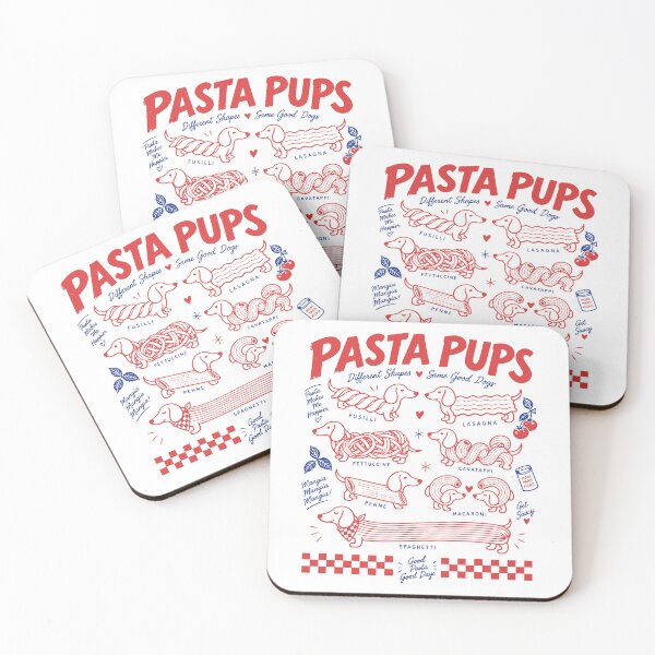 Item preview, Pasta Pups - Dachshund - Pasta Pups Dachshund -  Funny Dachshund Spaghetti - Wiener Dog Italian Food designed and sold by ColinPadeRE.