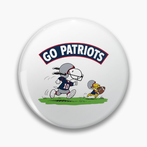 Item preview, Snoopy & Woodstock New England Patriots Football Retro F578 designed and sold by GLUVY-THEME.