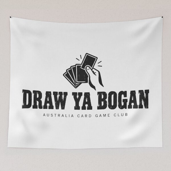 Item preview, Draw Ya Bogan Aussie Card Game Club Retro Design designed and sold by Yellowriversss.