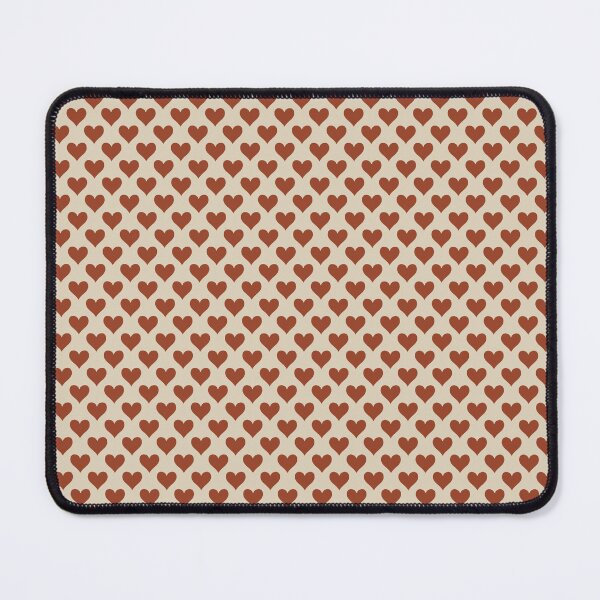 Item preview, Small Rust Red Playing Card Hearts Retro Love Pattern designed and sold by DColourMuse.