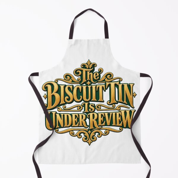 Item preview, Biscuit Tin Under Review Gold Lettering Humor designed and sold by Bikivuno.