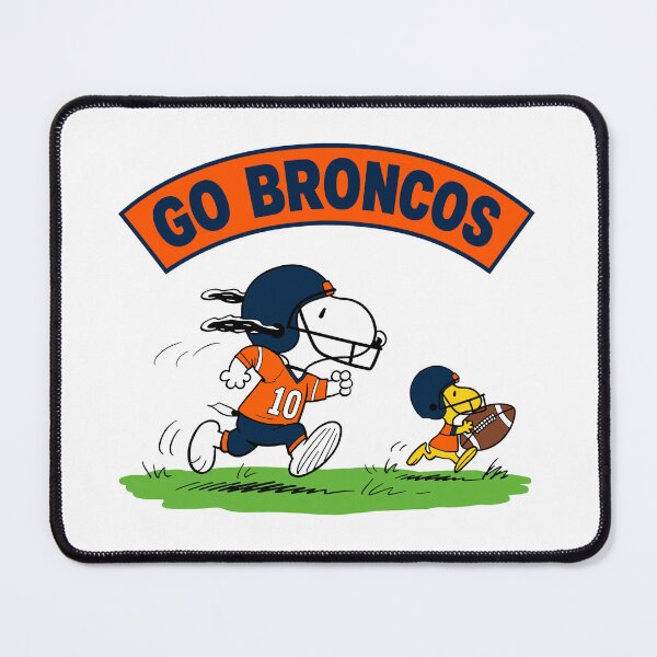 Item preview, Snoopy & Woodstock Denver Broncos Football Retro F579 designed and sold by GLUVY-THEME.