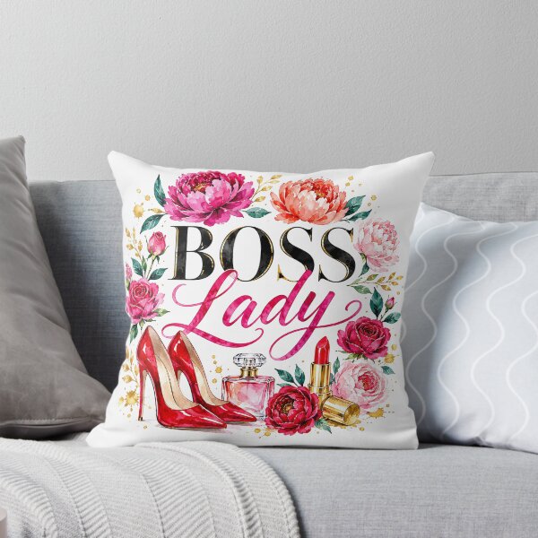 Item preview, Boss Lady Floral Watercolor Design with Red Heels, Roses and Makeupдл designed and sold by SayMaria.