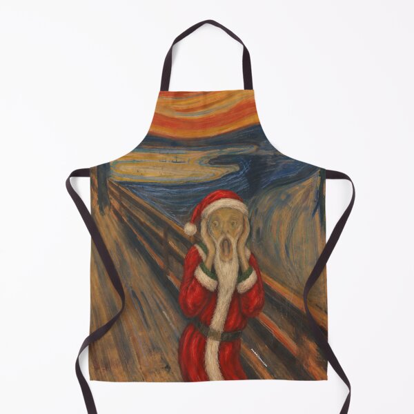 Item preview, Funny Christmas Parody | The Scream | Screaming Santa Claus | Art designed and sold by Made by Tamar.