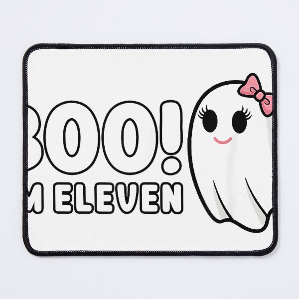 Item preview, Boo Im Eleven Cute 11 Year Old Girl Ghost Halloween Birthday T-Shirt designed and sold by Serhotep.