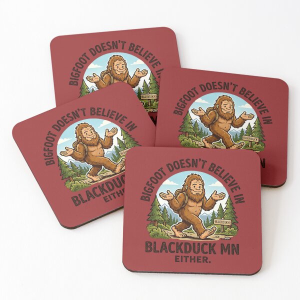 Item preview, Bigfoot Doesn't Believe in Blackduck MN Either Funny Sasquatch Hiking  designed and sold by FrozenFits.