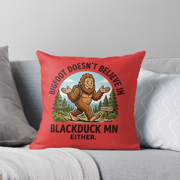 Item preview, Bigfoot Doesn't Believe in Blackduck MN Either Funny Sasquatch Hiking  designed and sold by FrozenFits.