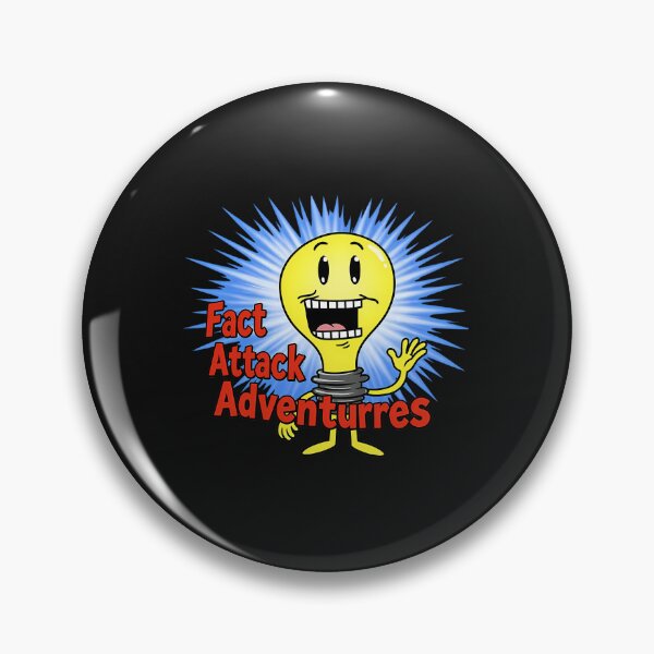 Item preview, Fact Attack Adventurres Lightbulb Cartoon designed and sold by JuanitaJourny.
