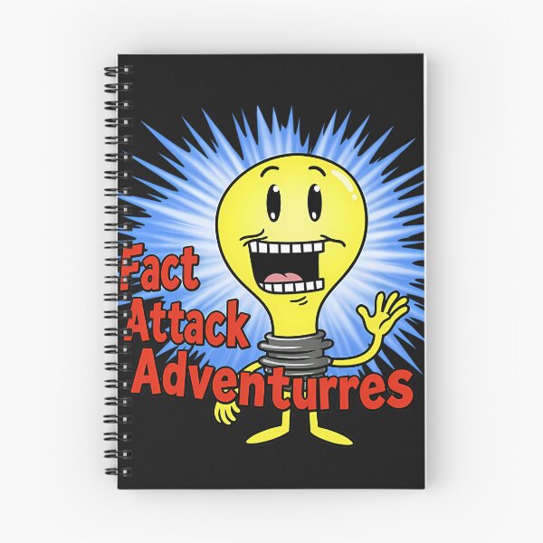 Item preview, Fact Attack Adventurres Lightbulb Cartoon designed and sold by JuanitaJourny.