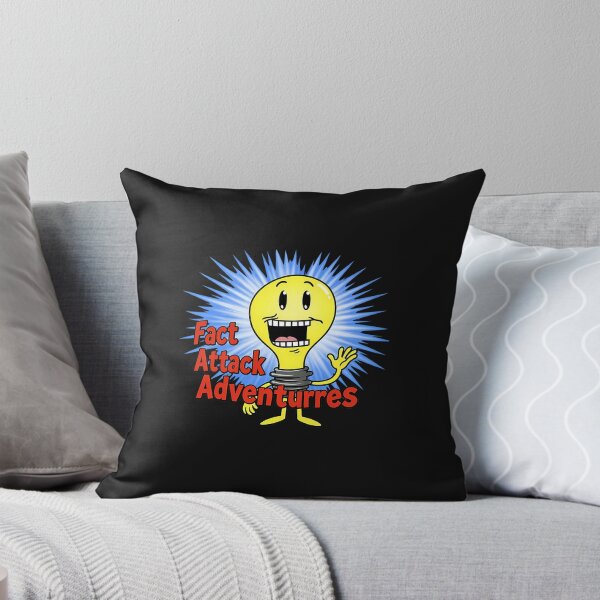 Item preview, Fact Attack Adventurres Lightbulb Cartoon designed and sold by JuanitaJourny.