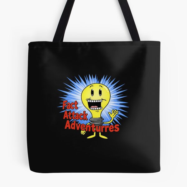 Item preview, Fact Attack Adventurres Lightbulb Cartoon designed and sold by JuanitaJourny.