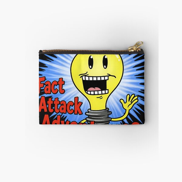 Item preview, Fact Attack Adventurres Lightbulb Cartoon designed and sold by JuanitaJourny.