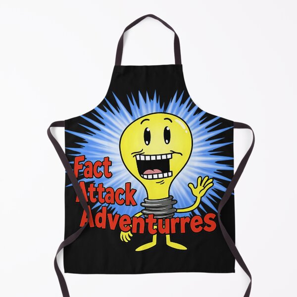 Item preview, Fact Attack Adventurres Lightbulb Cartoon designed and sold by JuanitaJourny.