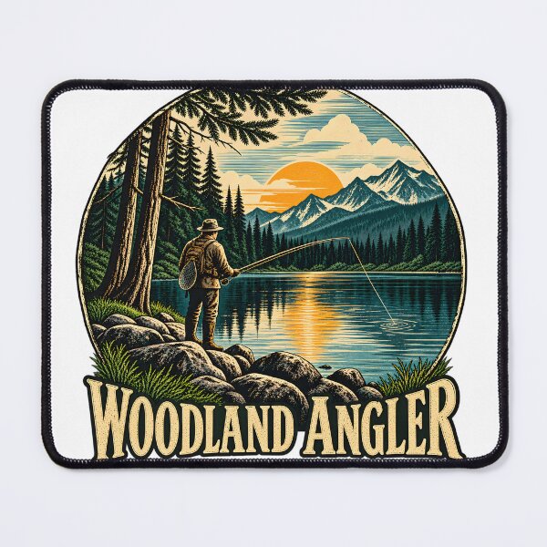 Item preview, Woodland Angler designed and sold by TOMSZE.