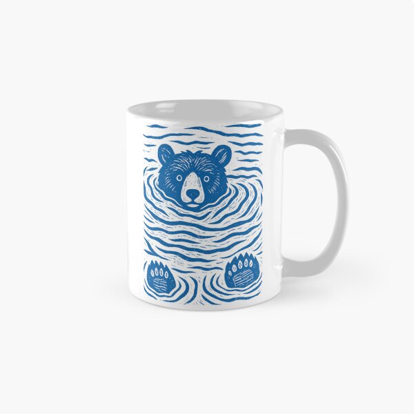 Item preview, Swimming Bear designed and sold by Colorful-Garden.