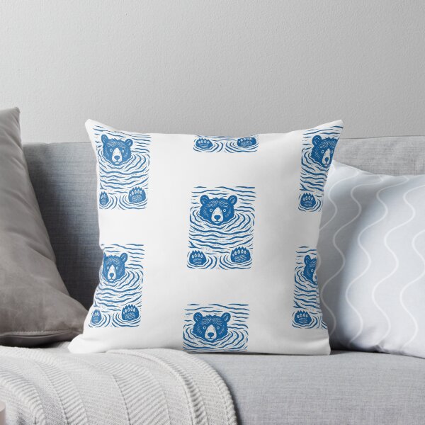 Item preview, Swimming Bear designed and sold by Colorful-Garden.