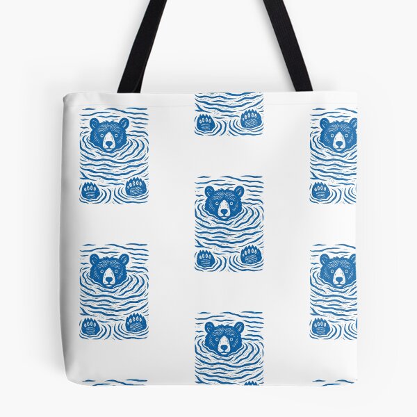 Item preview, Swimming Bear designed and sold by Colorful-Garden.
