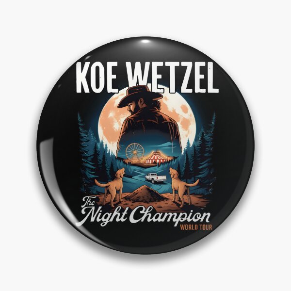 Item preview, Koe Wetzel The Night Champion World Tour designed and sold by Suzyshackfelt.