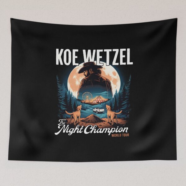 Item preview, Koe Wetzel The Night Champion World Tour designed and sold by Suzyshackfelt.
