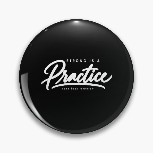 Item preview, Strong Is A Practice Motivational Gym Tee designed and sold by PhylonBoxx.