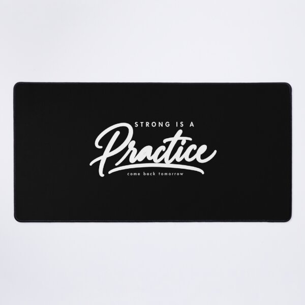 Item preview, Strong Is A Practice Motivational Gym Tee designed and sold by PhylonBoxx.