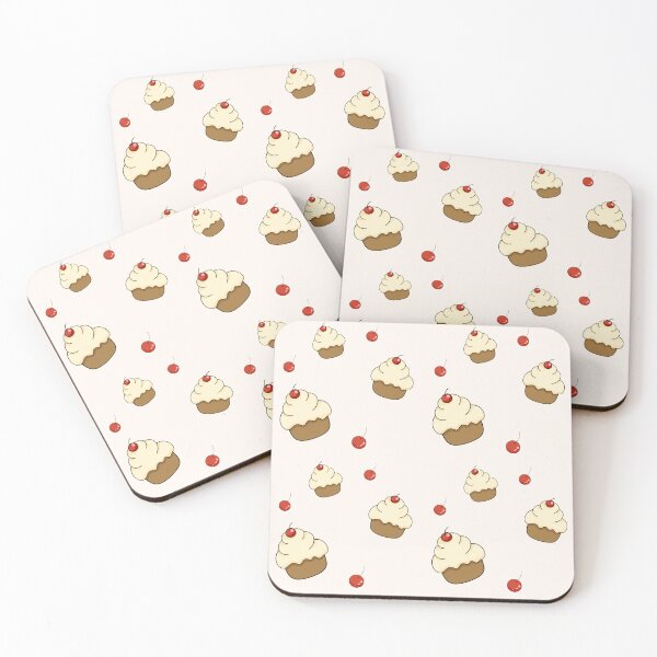 Item preview, Cute Cupcake Cherry Pattern For Kids designed and sold by Porpor Artwork.