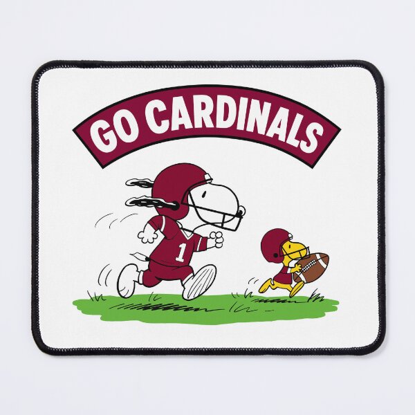 Item preview, Snoopy & Woodstock Arizona Cardinals Football Retro F581 designed and sold by GLUVY-THEME.