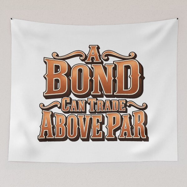 Item preview, Bond Above Par Copper Western Lettering Quote designed and sold by Bikivuno.
