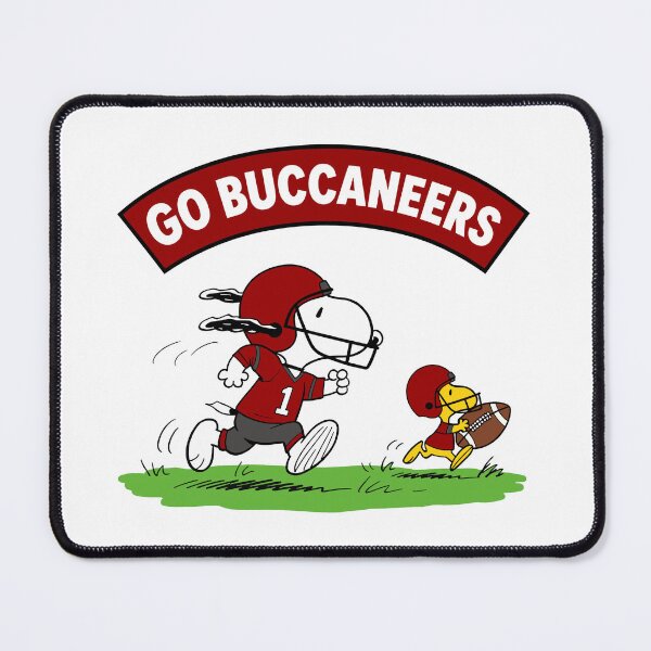 Item preview, Snoopy & Woodstock Tampa Bay Buccaneers Football Retro F582 designed and sold by GLUVY-THEME.