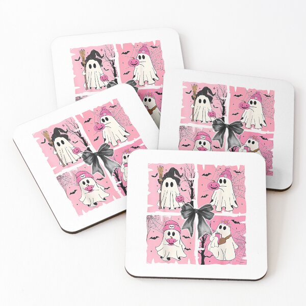 Item preview, Cute Ghost Halloween Pink Spooky Squad for Everyone T-Shirt designed and sold by Stickerbynp1.