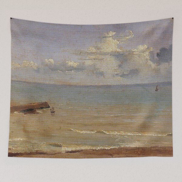 Item preview, Dieppe, the end of a pier and the sea designed and sold by SharonTheFirst.