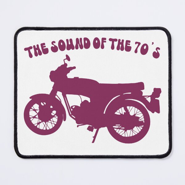 Item preview, Yamaha FS1E Fizzy Popsicle Purple The Sound of the 70s Retro Motorcycle designed and sold by itsperfectfor.