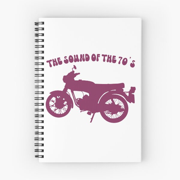 Item preview, Yamaha FS1E Fizzy Popsicle Purple The Sound of the 70s Retro Motorcycle designed and sold by itsperfectfor.