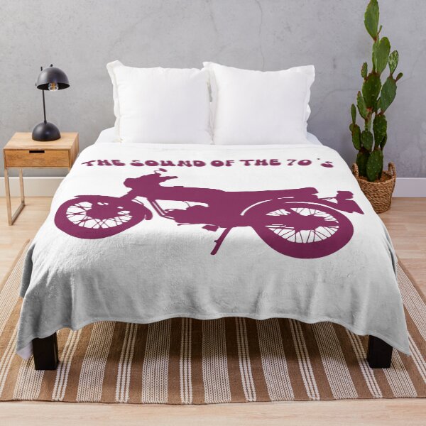 Item preview, Yamaha FS1E Fizzy Popsicle Purple The Sound of the 70s Retro Motorcycle designed and sold by itsperfectfor.