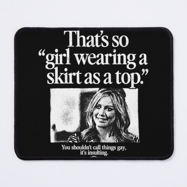 Item preview, Girl Wearing a Skirt as a Top Funny 2000s Reality TV Meme designed and sold by Lalanian-Shop.