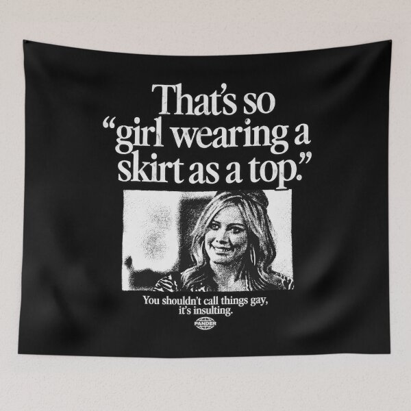 Item preview, Girl Wearing a Skirt as a Top Funny 2000s Reality TV Meme designed and sold by Lalanian-Shop.