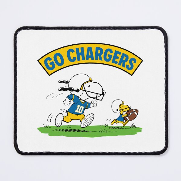 Item preview, Snoopy & Woodstock Los Angeles Chargers Football Retro F583 designed and sold by GLUVY-THEME.